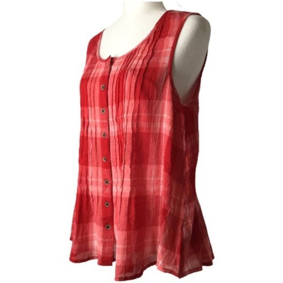 Style & Co  Sleeveless Lightweight Gauze Swing Top NWT Sz Medium - Picture 4 of 10